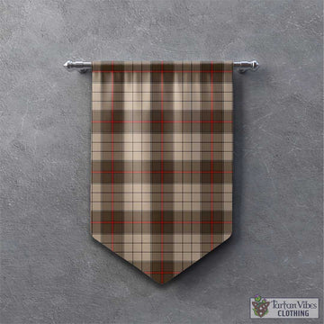 Ulster Brown Modern Tartan Gonfalon, Tartan Banner