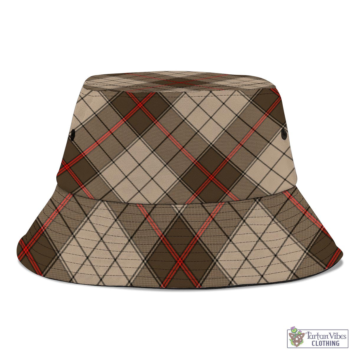 Tartan Vibes Clothing Ulster Brown Modern Tartan Bucket Hat