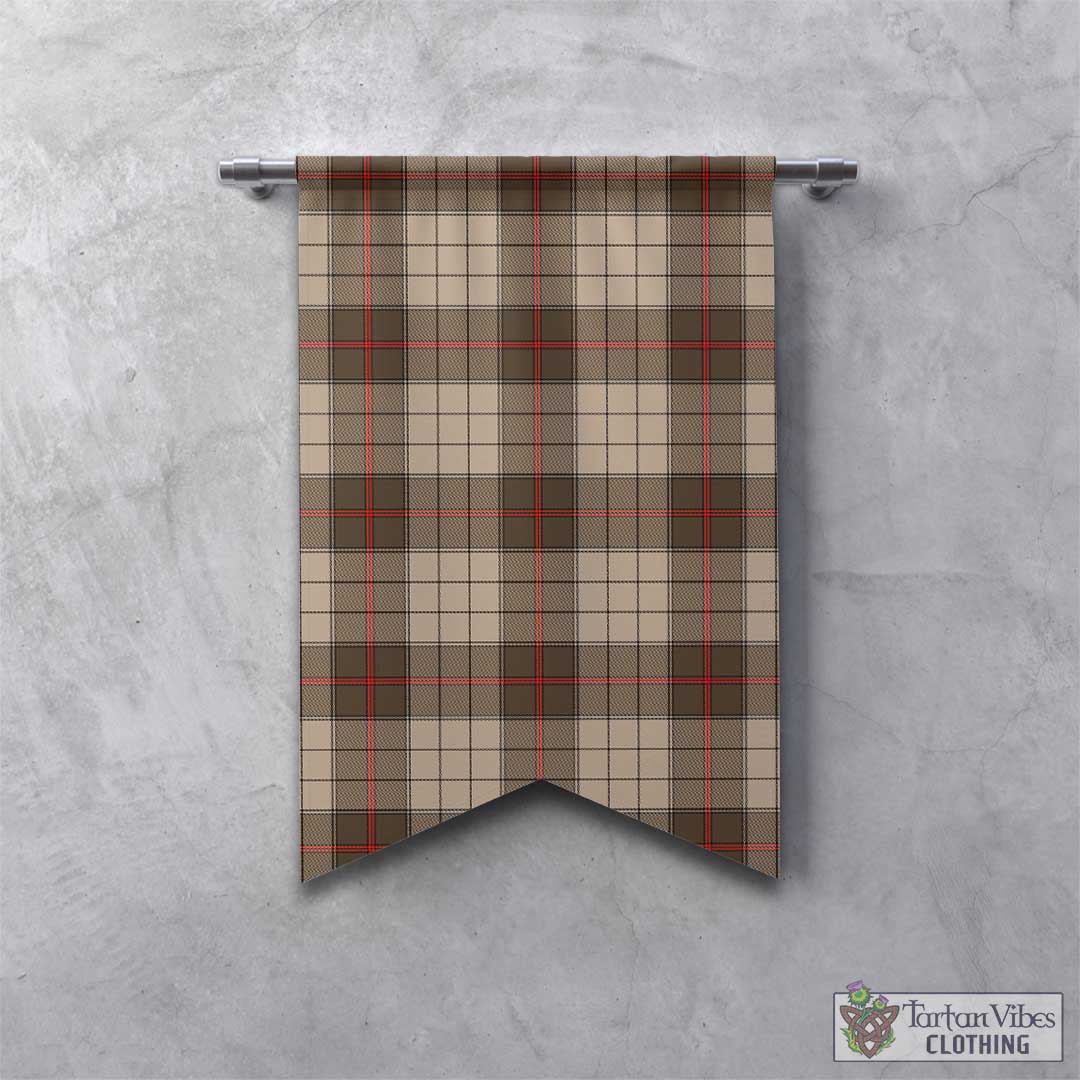 Tartan Vibes Clothing Ulster Brown Modern Tartan Gonfalon, Tartan Banner