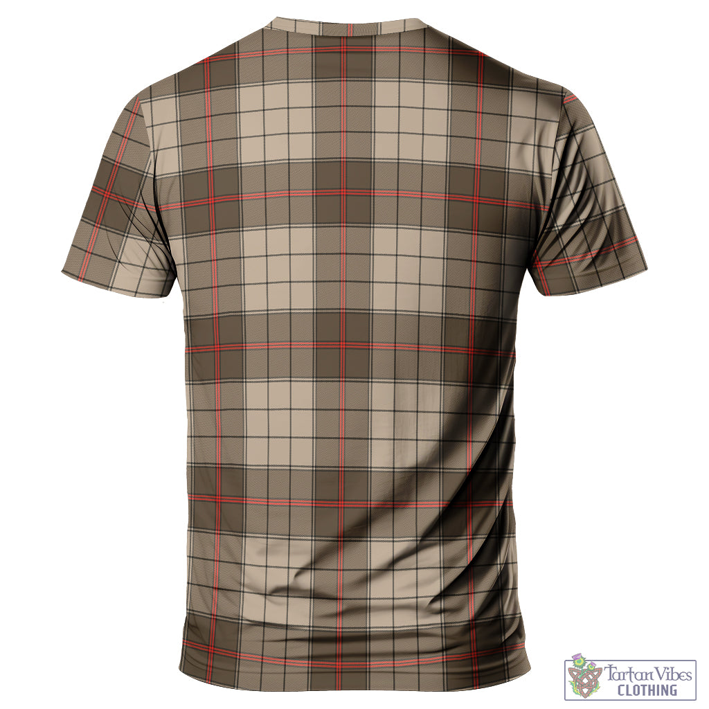 Tartan Vibes Clothing Ulster Brown Modern Tartan T-Shirt