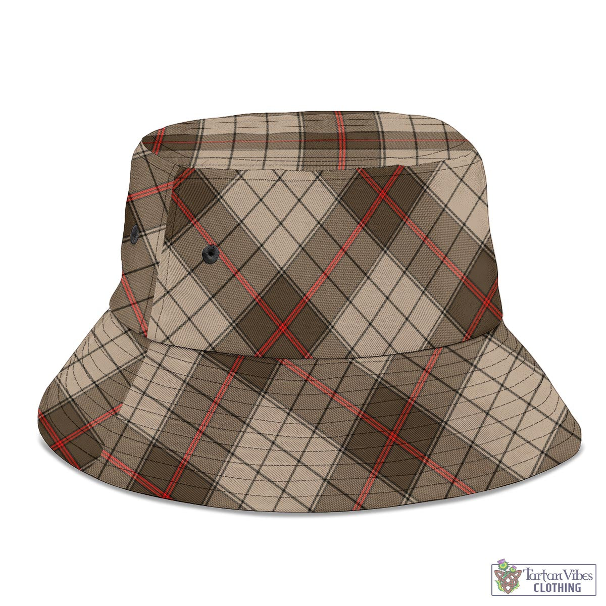 Tartan Vibes Clothing Ulster Brown Modern Tartan Bucket Hat