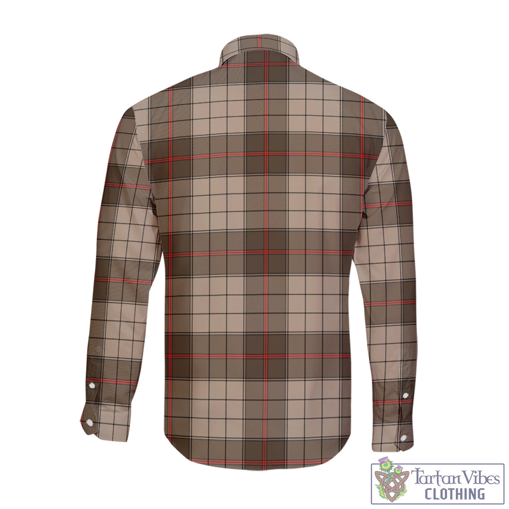 Tartan Vibes Clothing Ulster Brown Modern Tartan Long Sleeve Button Up Shirt