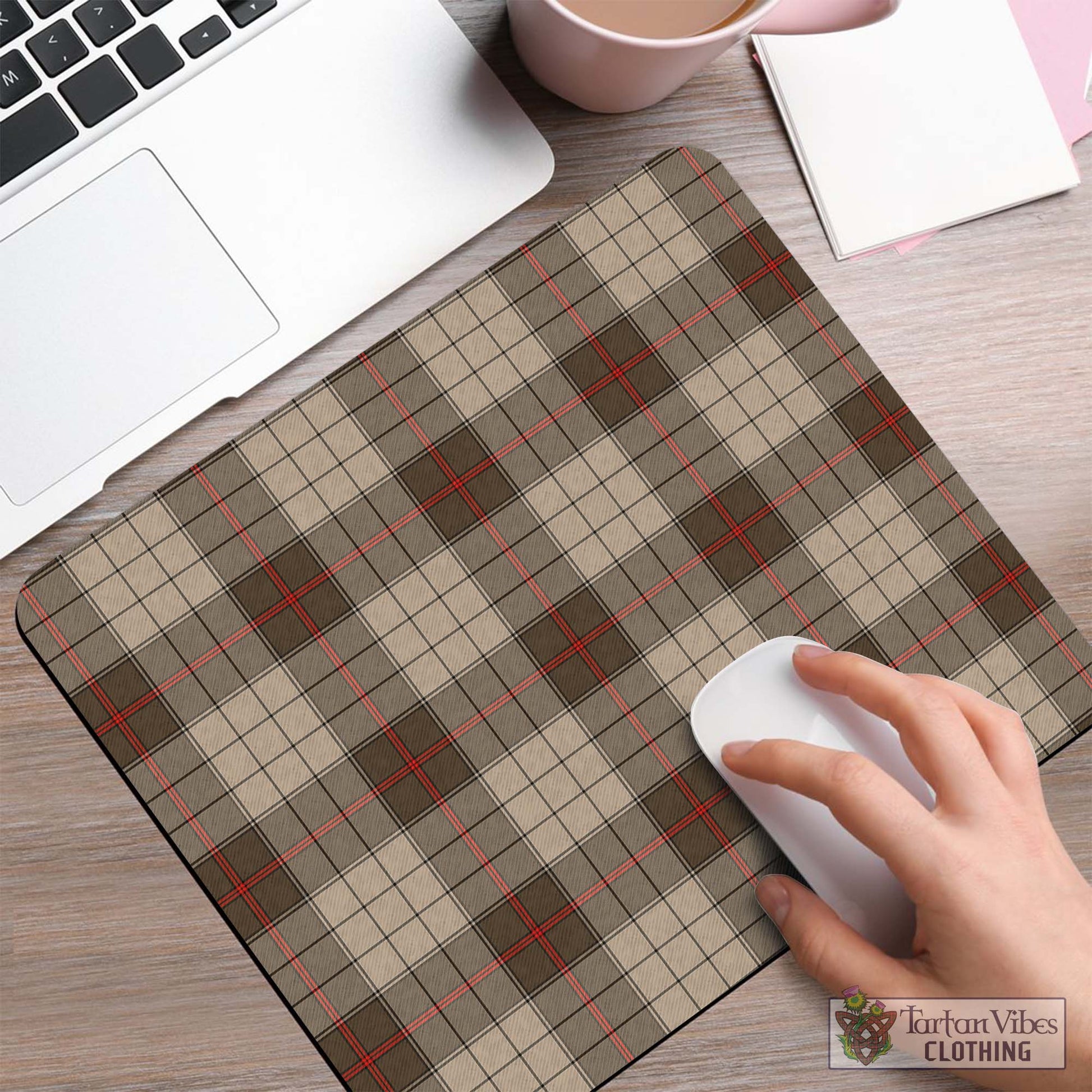 Tartan Vibes Clothing Ulster Brown Modern Tartan Mouse Pad