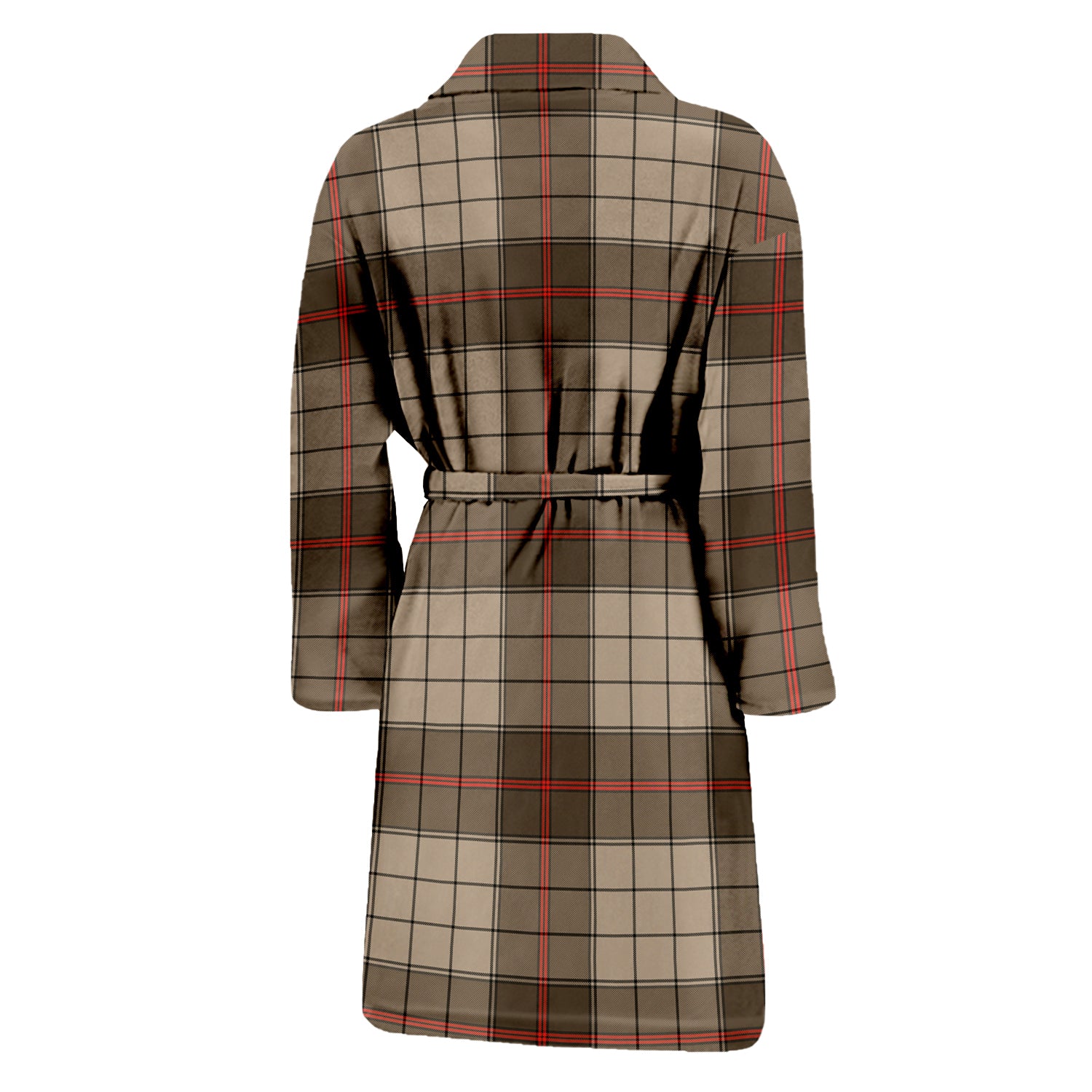 Tartan Vibes Clothing Ulster Brown Modern Tartan Bathrobe