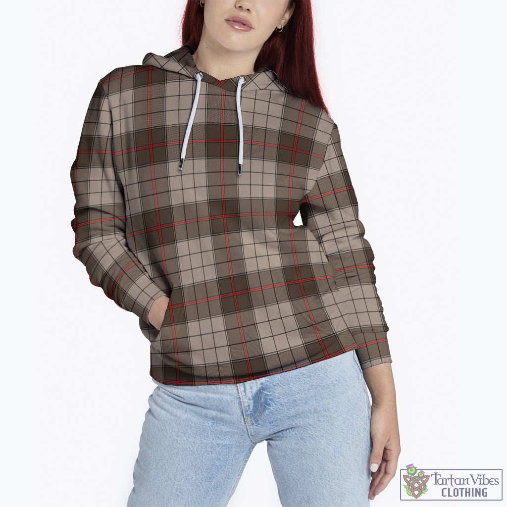 Tartan Vibes Clothing Ulster Brown Modern Tartan Hoodie