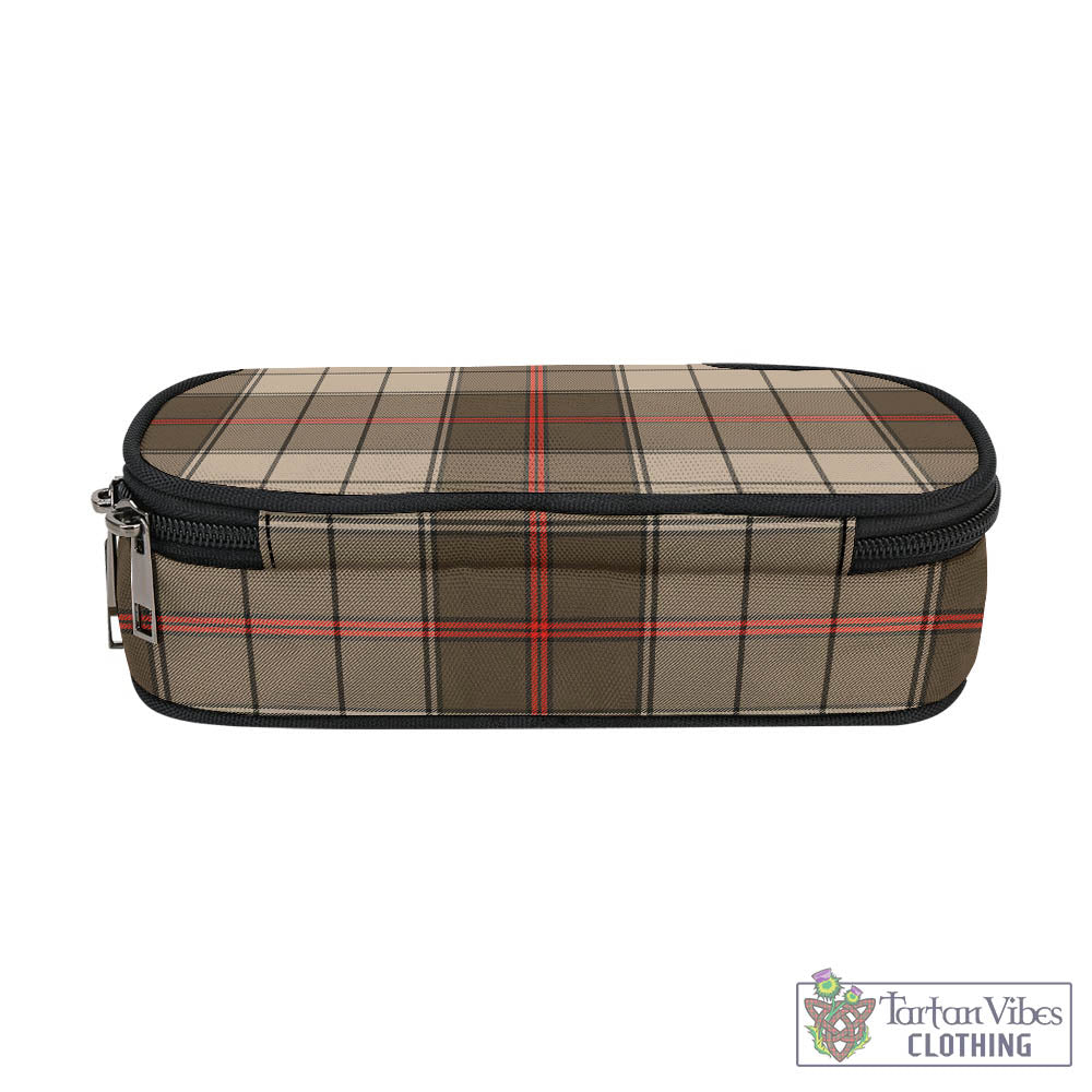 Tartan Vibes Clothing Ulster Brown Modern Tartan Pen and Pencil Case