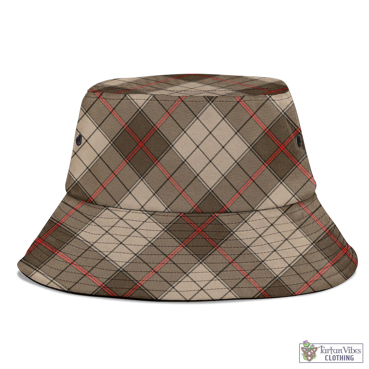 Tartan Vibes Clothing Ulster Brown Modern Tartan Bucket Hat