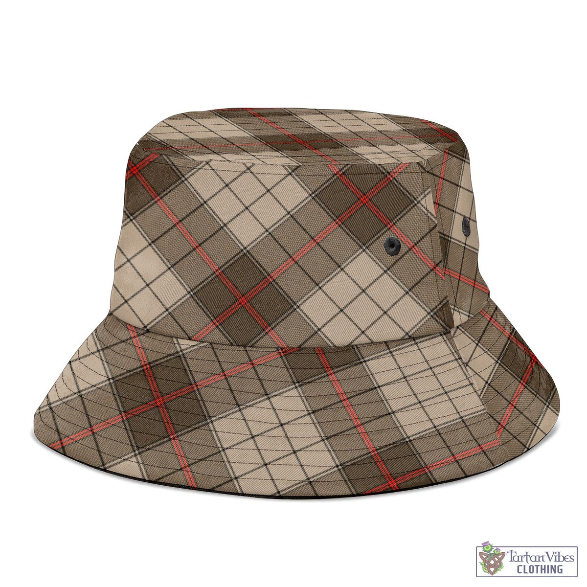 Tartan Vibes Clothing Ulster Brown Modern Tartan Bucket Hat