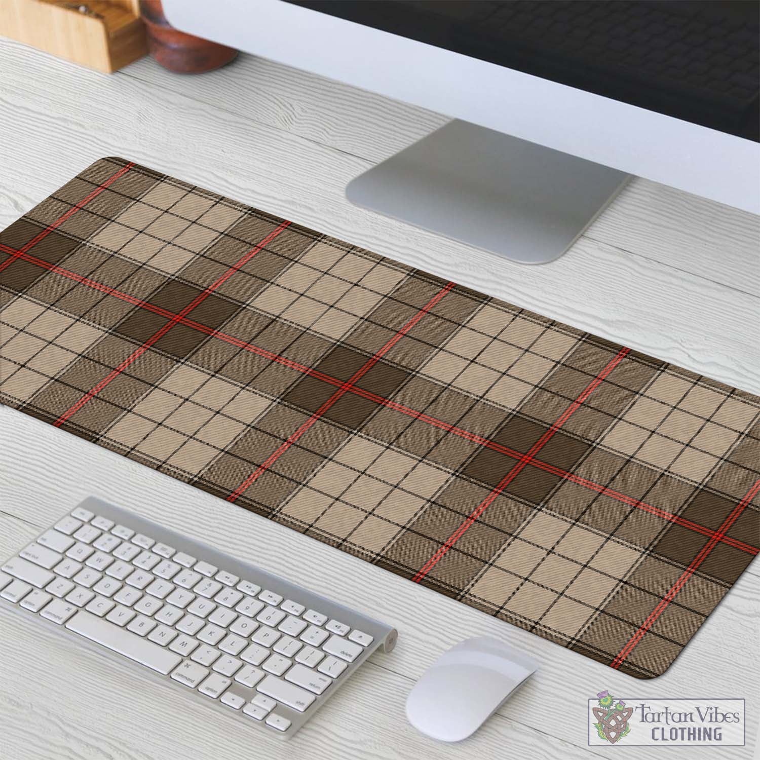 Tartan Vibes Clothing Ulster Brown Modern Tartan Mouse Pad