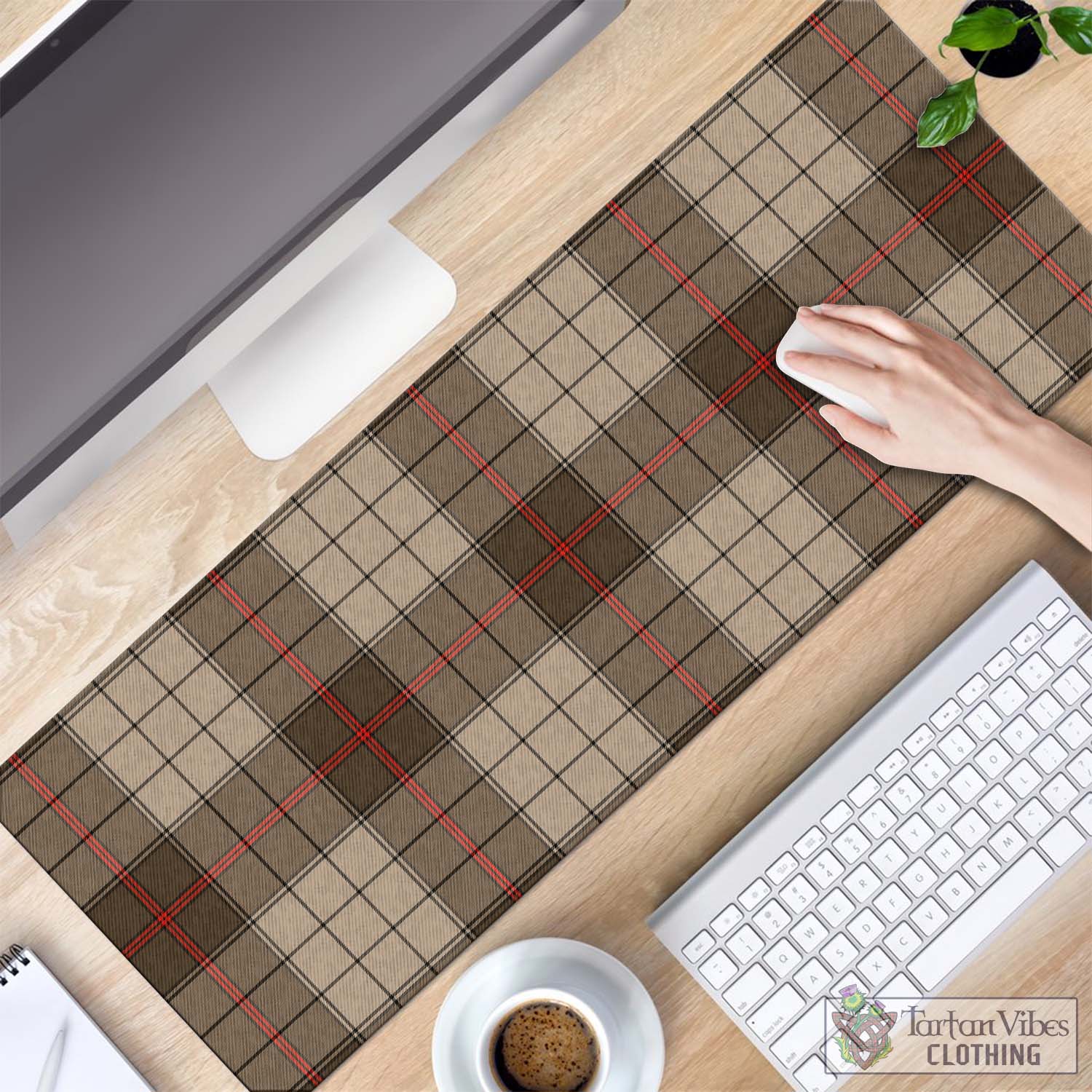 Tartan Vibes Clothing Ulster Brown Modern Tartan Mouse Pad