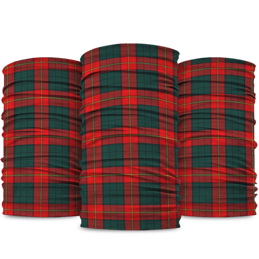 Ulster Red Tartan Neck Gaiters, Tartan Bandanas, Tartan Head Band