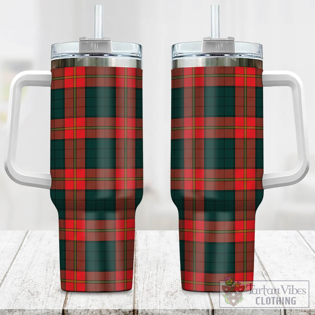 Tartan Vibes Clothing Ulster Red Tartan Tumbler with Handle