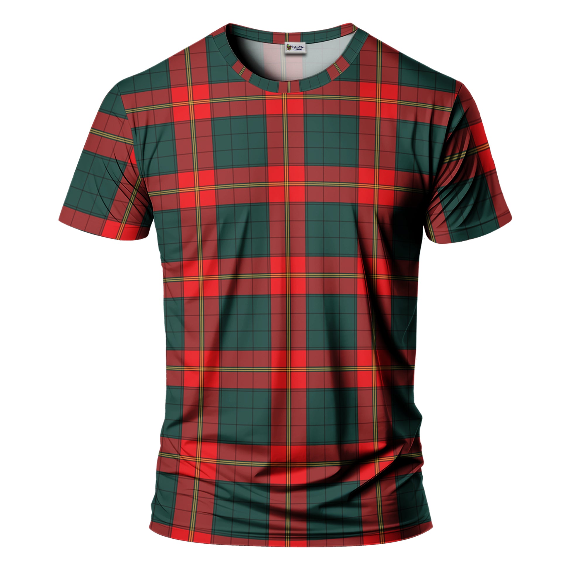 Tartan Vibes Clothing Ulster Red Tartan T-Shirt