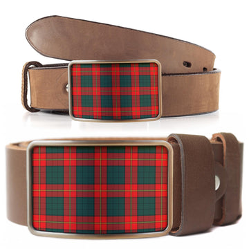 Ulster Red Tartan Belt Buckles