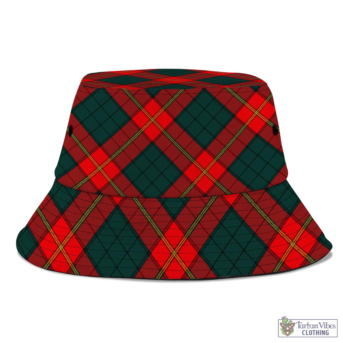 Tartan Vibes Clothing Ulster Red Tartan Bucket Hat