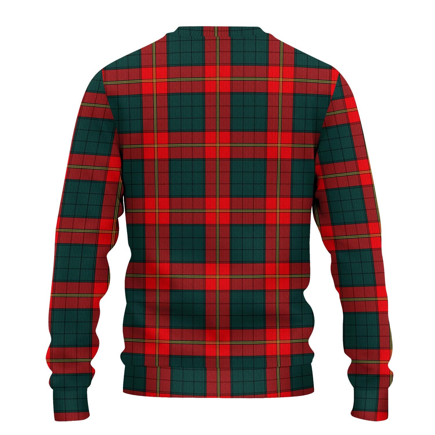 Tartan Vibes Clothing Ulster Red Tartan Knitted Sweater