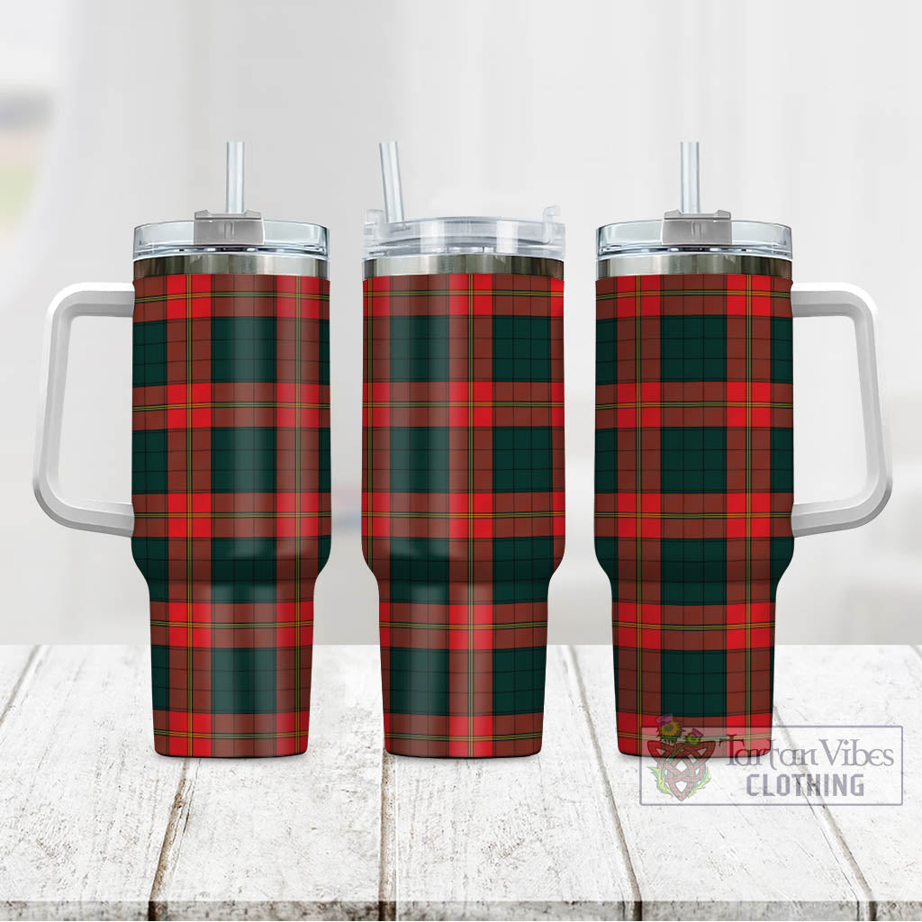 Tartan Vibes Clothing Ulster Red Tartan Tumbler with Handle