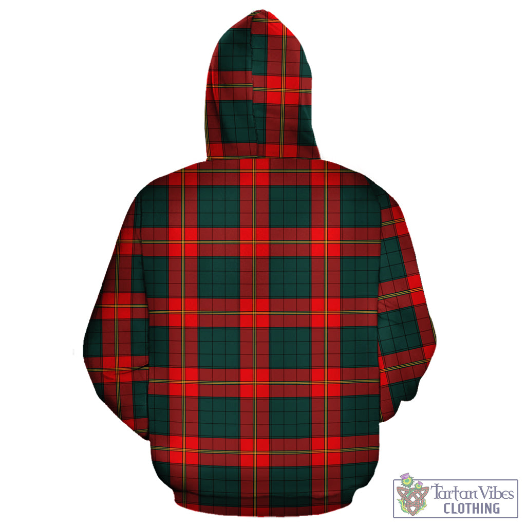 Tartan Vibes Clothing Ulster Red Tartan Hoodie