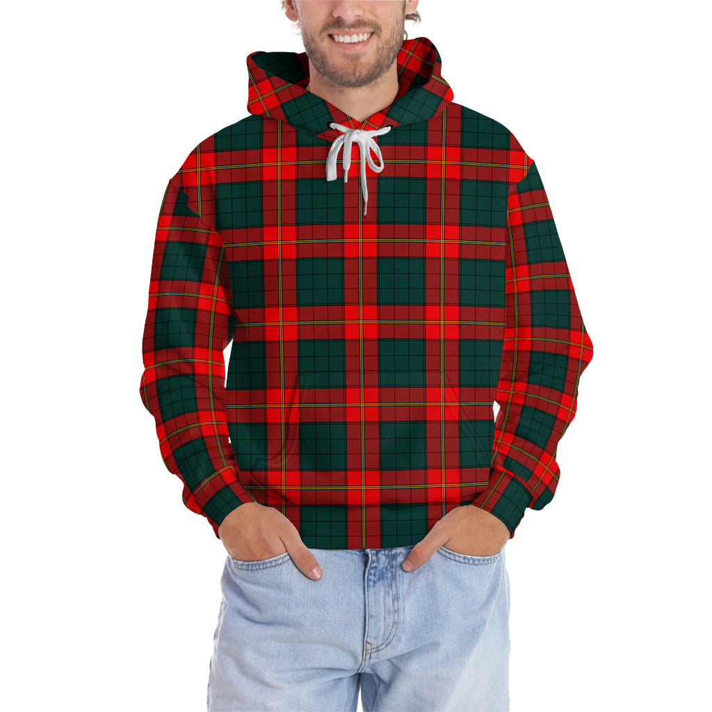 Tartan Vibes Clothing Ulster Red Tartan Hoodie