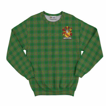 Umfre Irish Clan Tartan Sweatshirt with Coat of Arms Unisex - Tartan Vibes Clothing