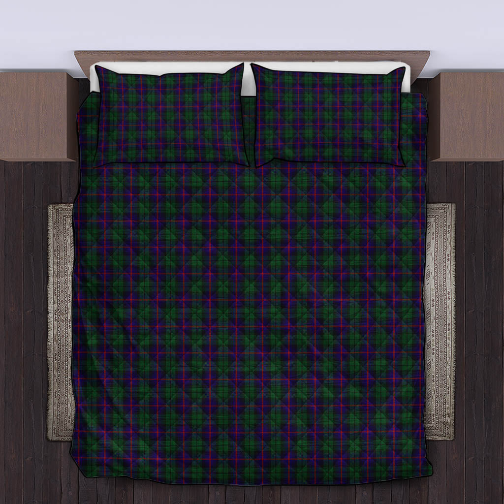 Urquhart Tartan Quilt Bed Set King - Tartan Vibes Clothing