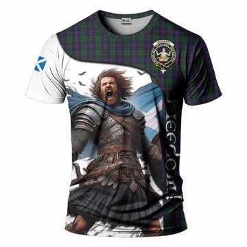 Urquhart Crest Tartan T-Shirt Inspired by the Freedom of Scottish Warrior