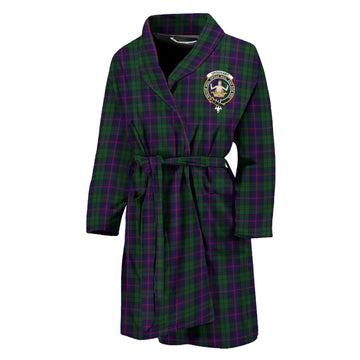 Urquhart Tartan Bathrobe with Family Crest