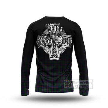 Urquhart Tartan Long Sleeve T-Shirt Featuring Alba Gu Brath Family Crest Celtic Inspired