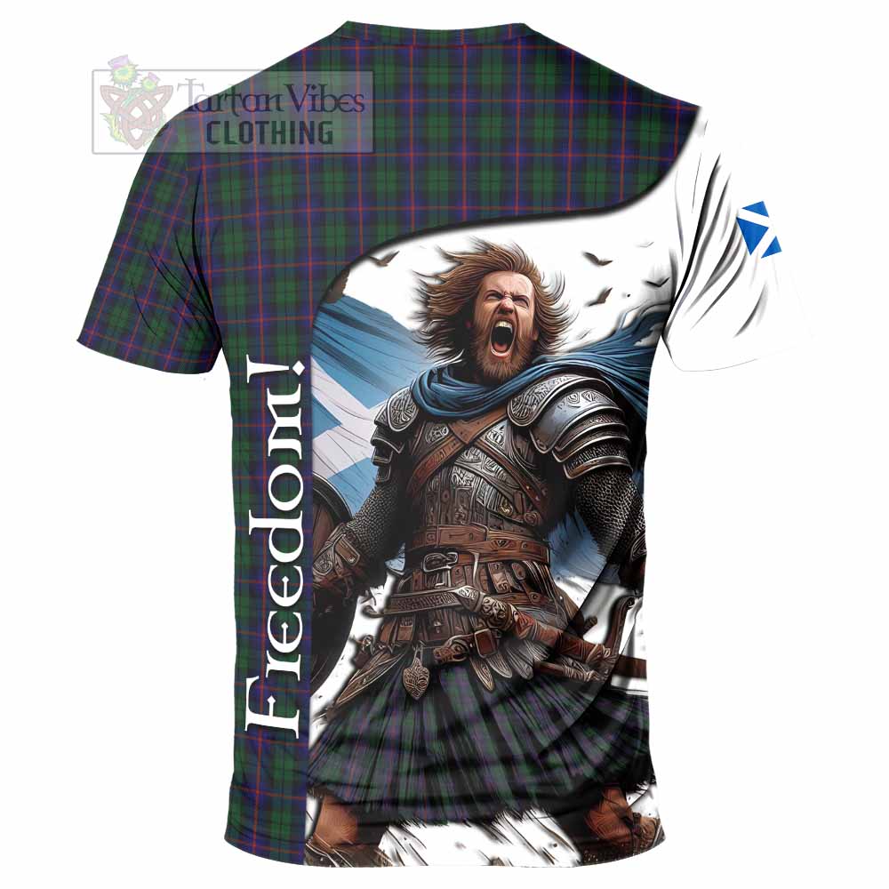 Urquhart Crest Tartan T-Shirt Inspired by the Freedom of Scottish Warrior