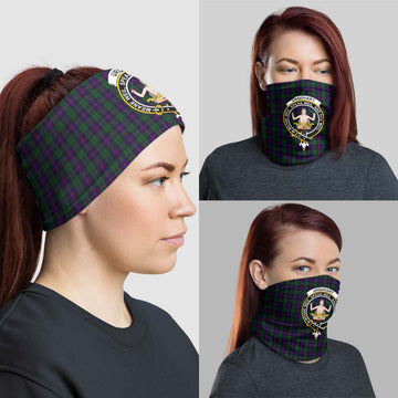 Urquhart Tartan Neck Gaiters, Tartan Bandanas, Tartan Head Band with Family Crest