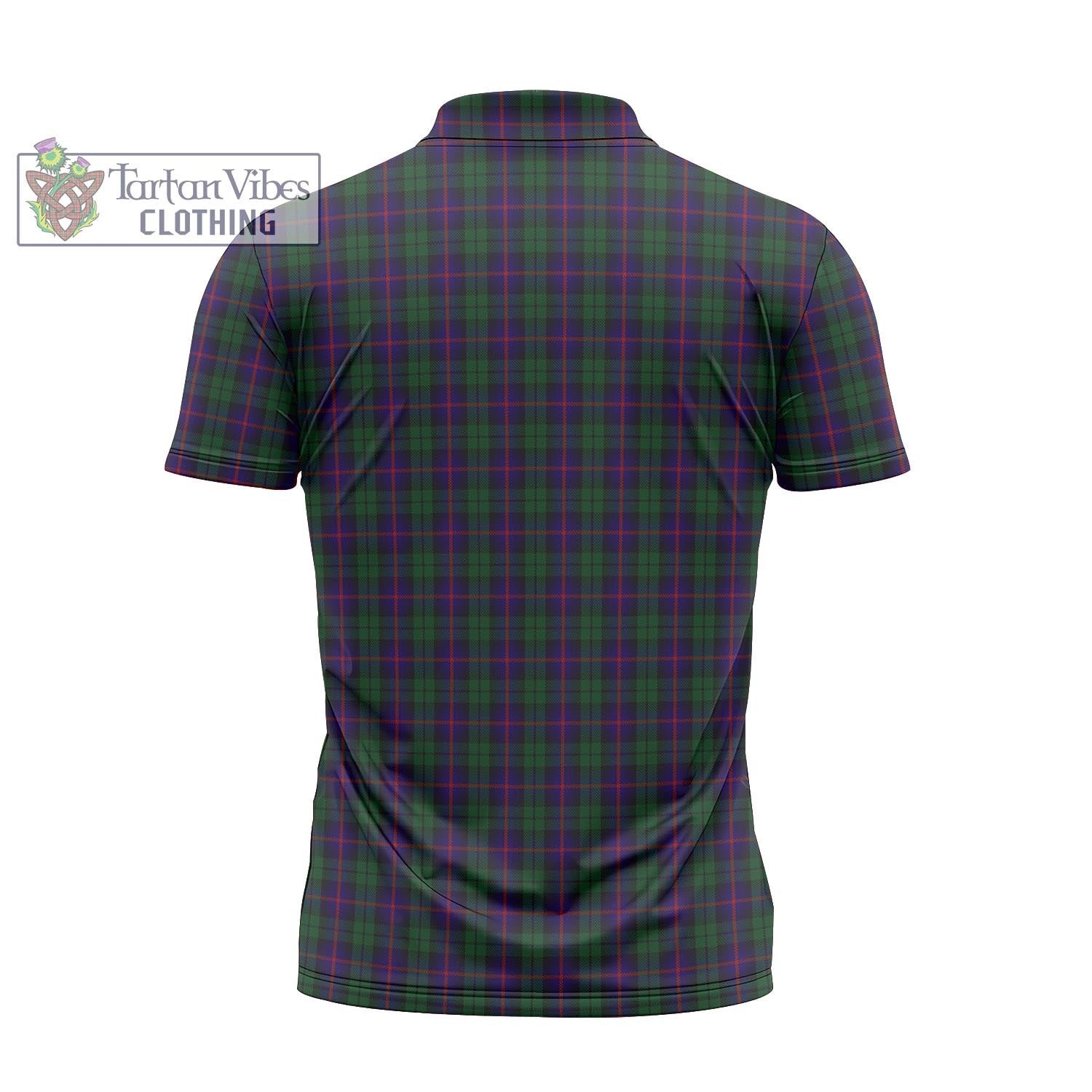 Tartan Vibes Clothing Urquhart Tartan Zipper Polo Shirt