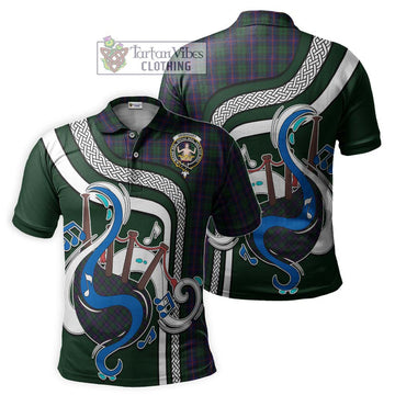 Urquhart Tartan Polo Shirt with Epic Bagpipe Style