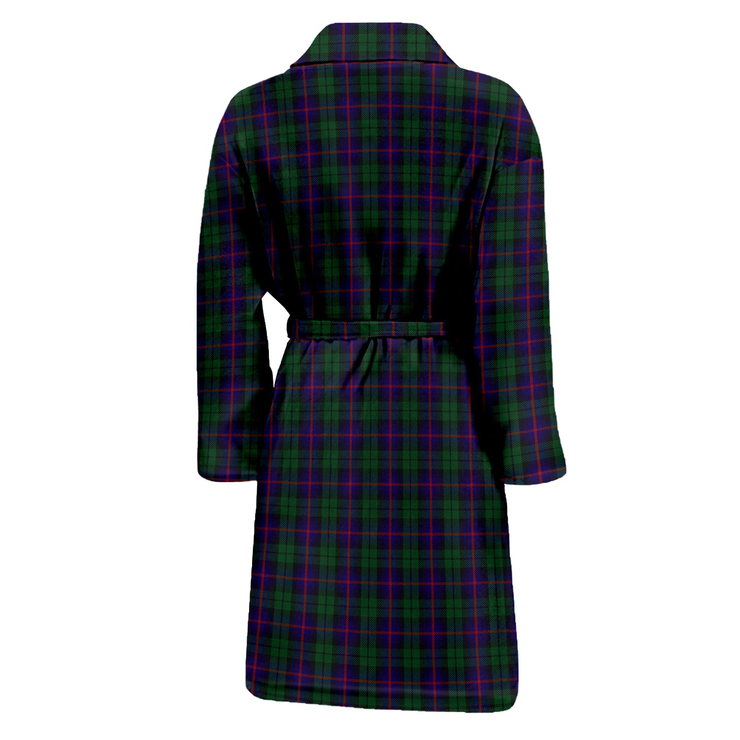 Urquhart Tartan Bathrobe with Family Crest - Tartan Vibes Clothing