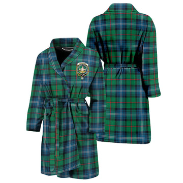 Urquhart Ancient Tartan Bathrobe with Family Crest