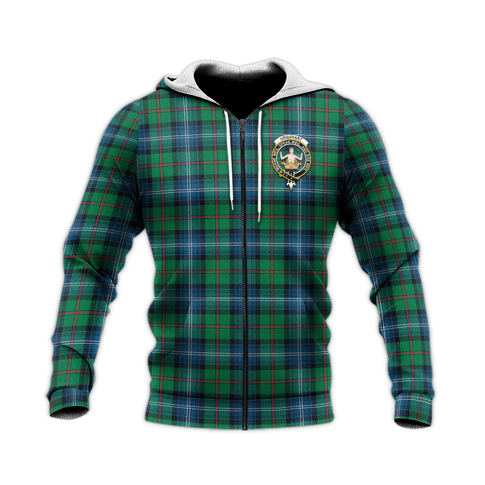 urquhart-ancient-tartan-knitted-hoodie-with-family-crest