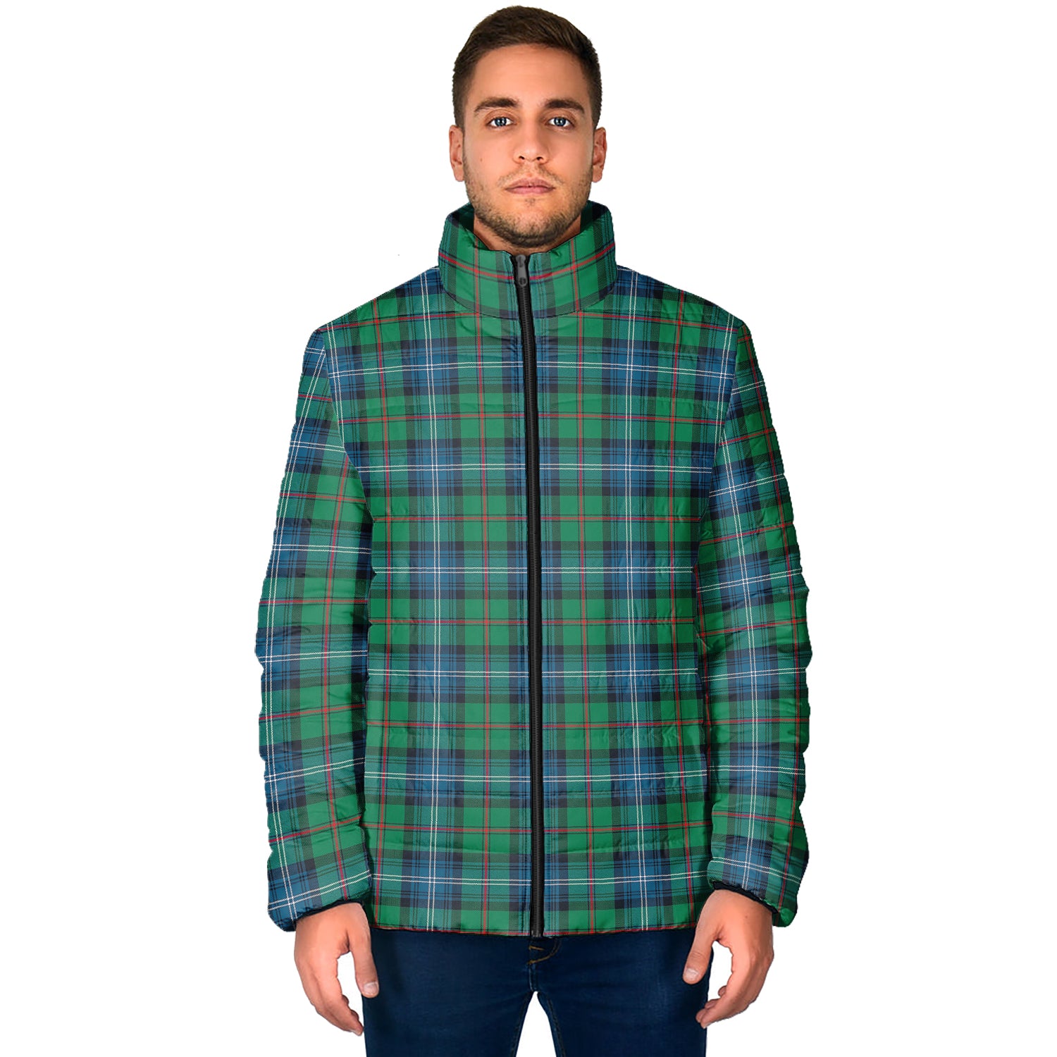 Urquhart Ancient Tartan Padded Jacket - Tartan Vibes Clothing