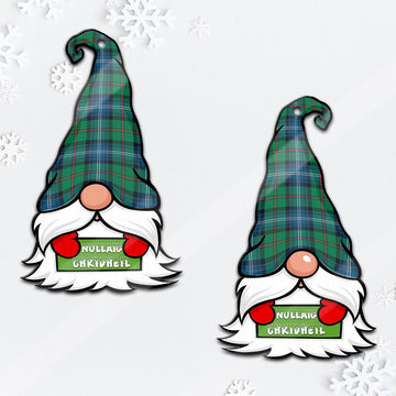 Urquhart Ancient Gnome Christmas Ornament with His Tartan Christmas Hat