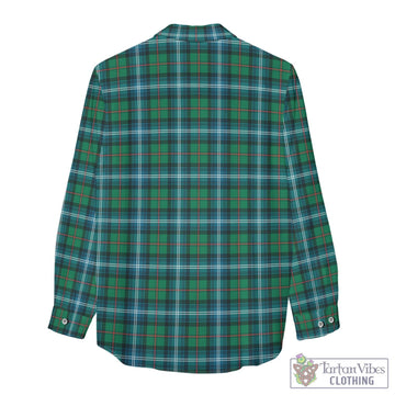 Urquhart Ancient Tartan Women's Casual Shirt with Family Crest