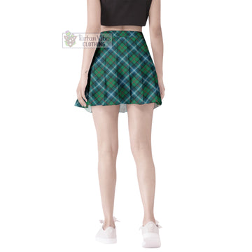 Urquhart Ancient Tartan Women's Plated Mini Skirt