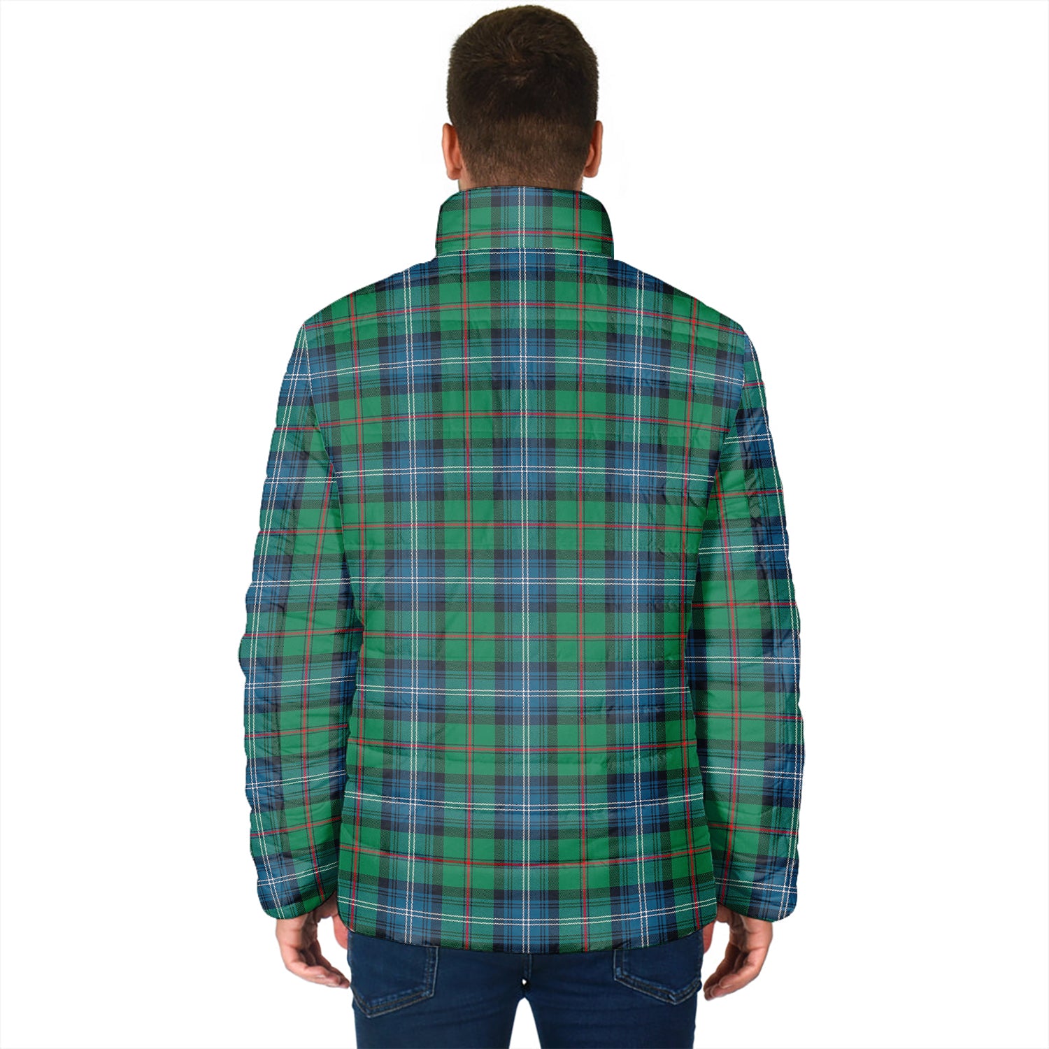 Urquhart Ancient Tartan Padded Jacket - Tartan Vibes Clothing