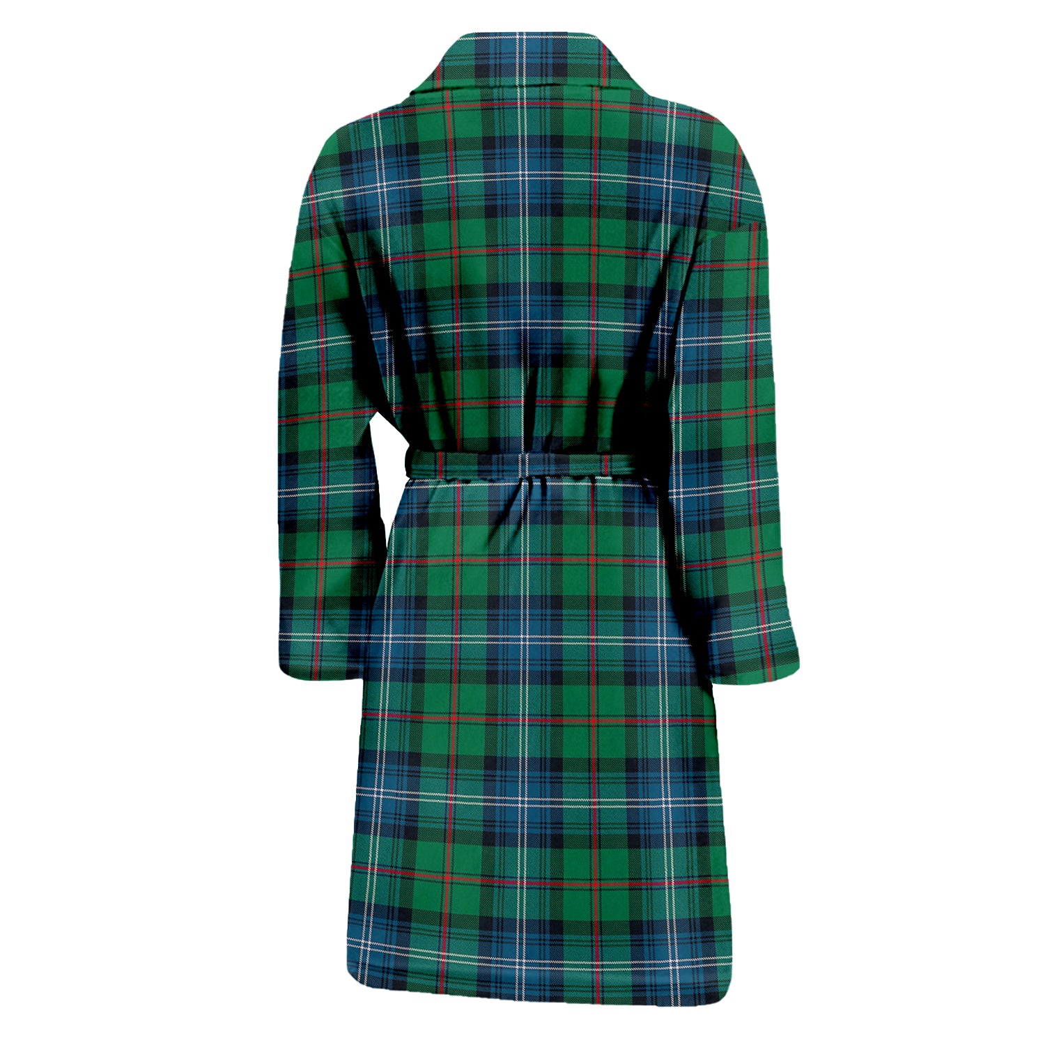 Urquhart Ancient Tartan Bathrobe with Family Crest - Tartan Vibes Clothing