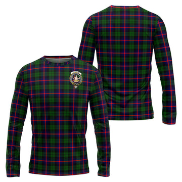 Urquhart Modern Tartan Long Sleeve T-Shirt with Family Crest