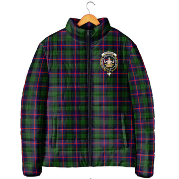 Urquhart Modern Tartan Padded Jacket with Family Crest