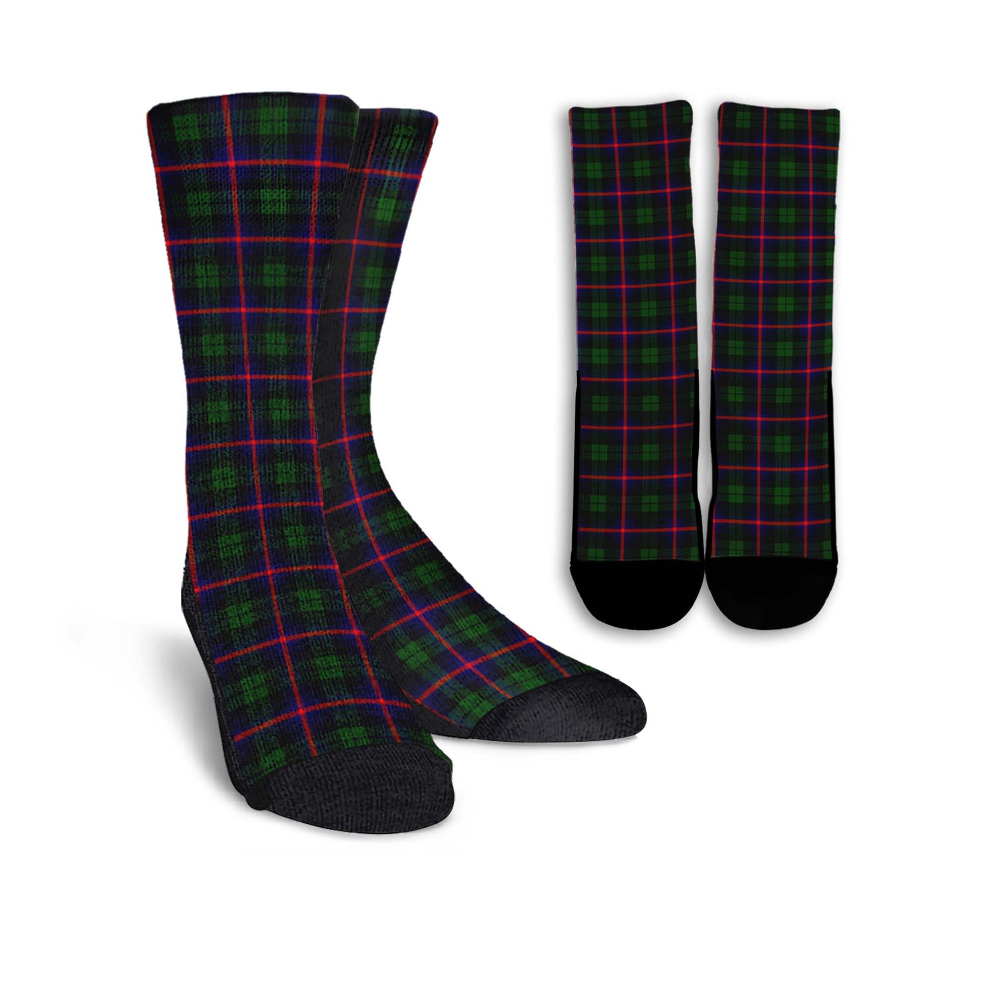 Urquhart Modern Tartan Crew Socks - Tartanvibesclothing