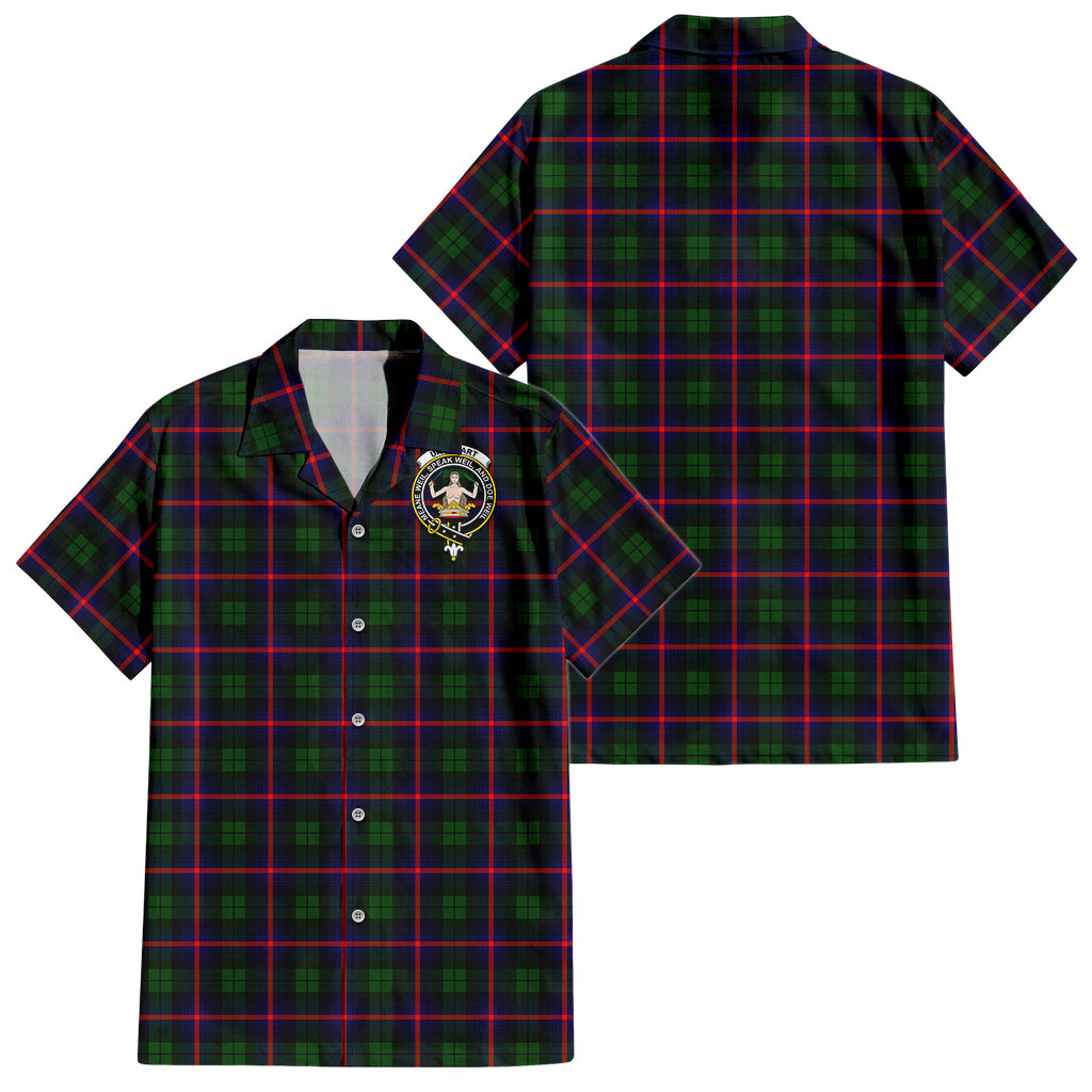 urquhart-modern-tartan-short-sleeve-button-down-shirt-with-family-crest