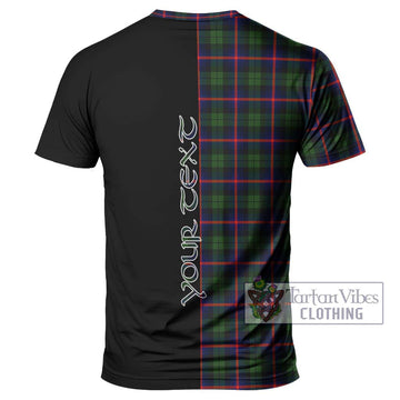 Urquhart Modern Tartan T-Shirt with Family Crest and Half Of Me Style