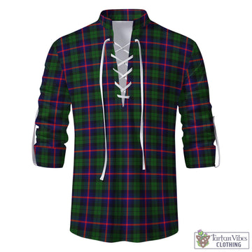 Urquhart Modern Tartan Men's Scottish Traditional Jacobite Ghillie Kilt Shirt