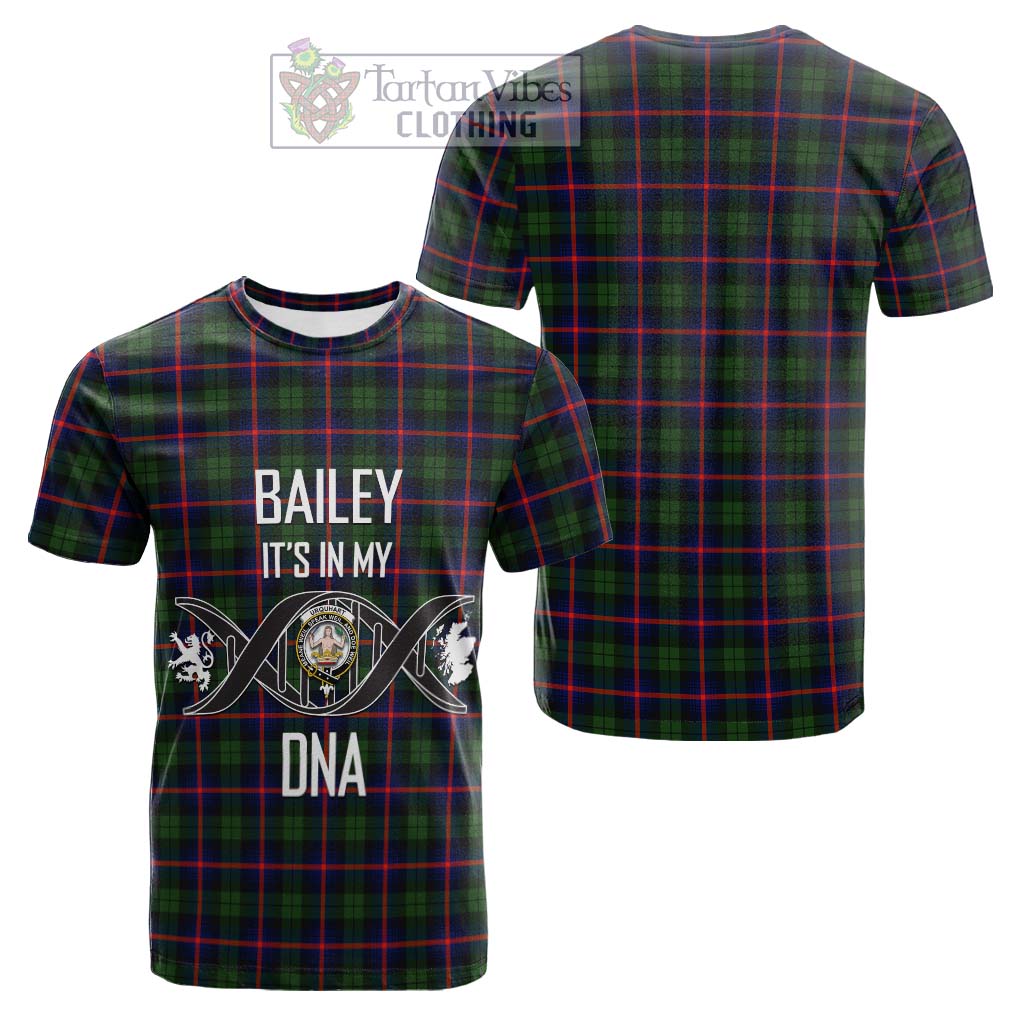 Tartan Vibes Clothing Urquhart Modern Tartan Cotton T-shirt with Family Crest DNA In Me Style