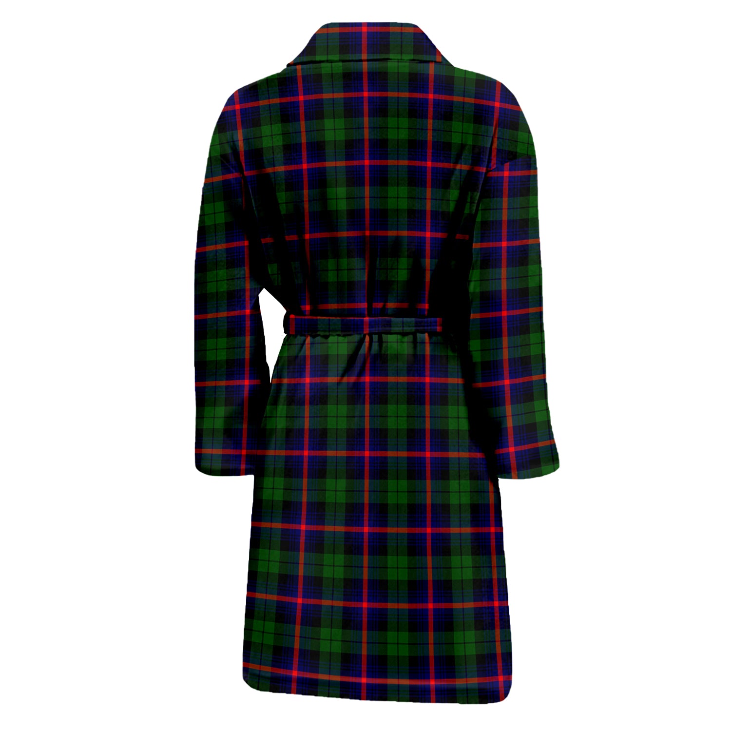 Urquhart Modern Tartan Bathrobe with Family Crest - Tartan Vibes Clothing