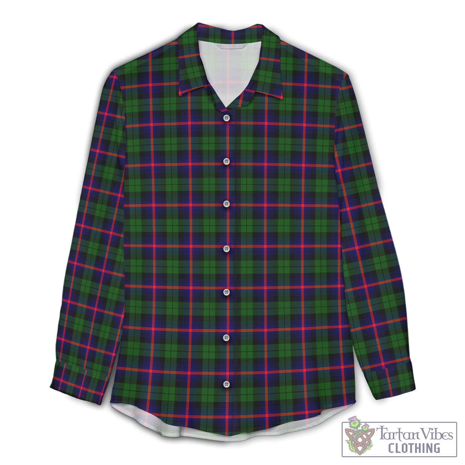 Urquhart Modern Tartan Womens Casual Shirt